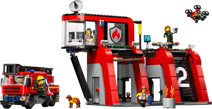 LEGO 60414 Fire Station with Fire Truck