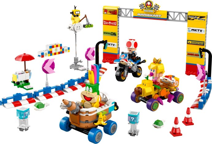 LEGO 72036 Baby Peach & Grand Prix Set