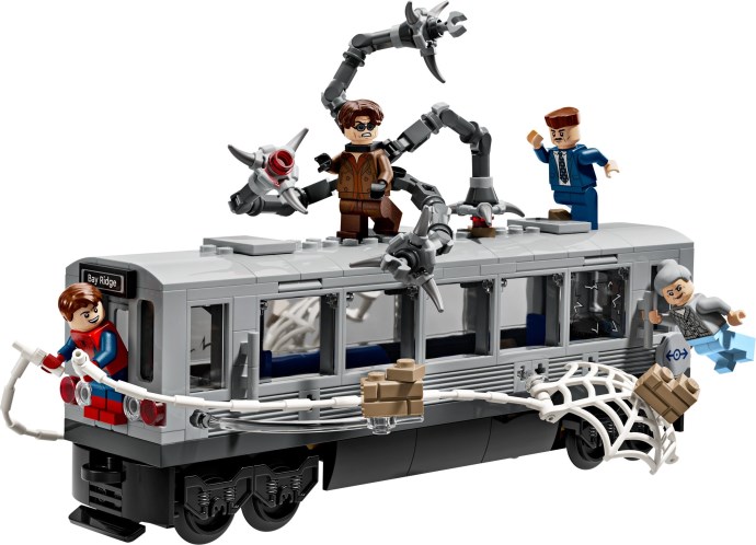 LEGO 76321 Spider-Man vs. Doc Ock Subway Train Scene