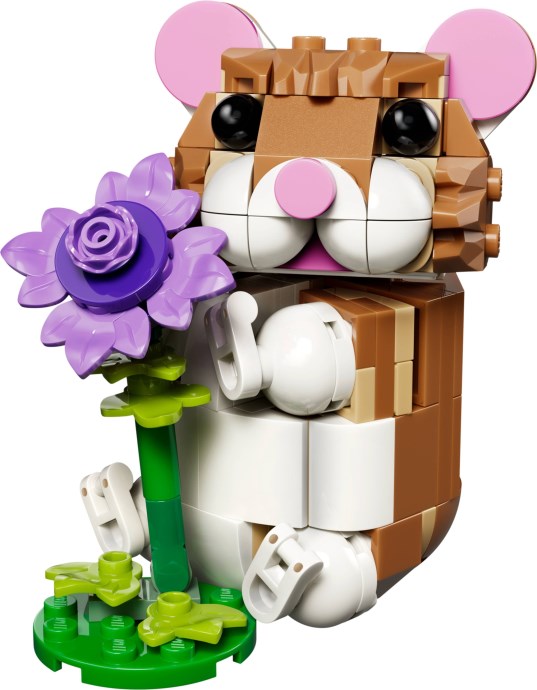 LEGO 31376 Cute Hamster with a Flower