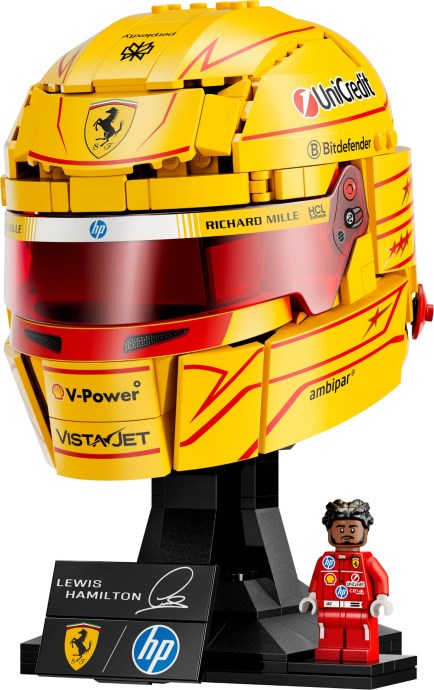 LEGO 43022 Scuderia Ferrari HP Lewis Hamilton Helmet 
