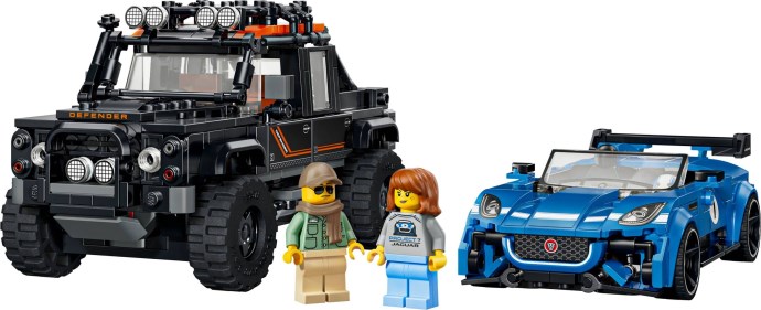 LEGO 77264 Jaguar F-TYPE Project 7 & Land Rover Defender Classic